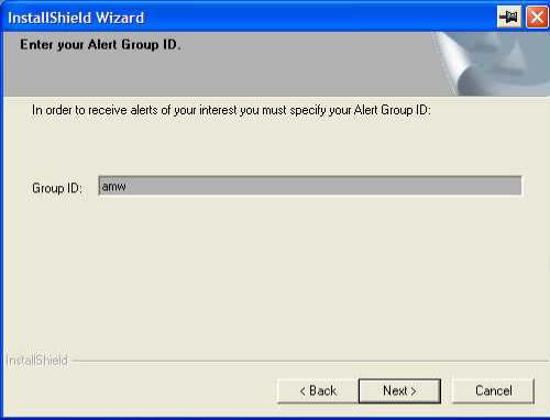 18 v select alert group id